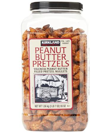 Kirkland Signature Peanut Butter Pretzels 55 oz - Delicious Snack for All Occasions - Buy Online on GoSupps.com