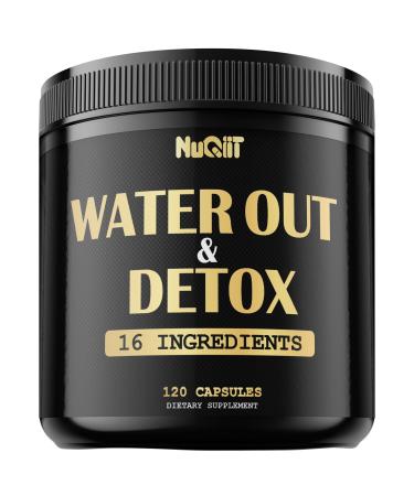 Water Out Supplement with Dandelion Root 12000mg Apple Cider Vinegar 4500mg & More - Support Body Purification UTI & Digestive System - 120 Capsules for 2-Month Supply