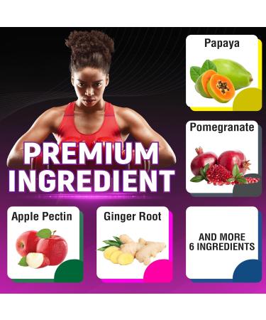 CIVIMUNA Papaya Capsules with Papaya Pomegranate Apple Pectin and More - 90 Capsules for 3 Months Supply - Buy Online on GoSupps.com