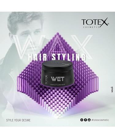 Totex WET Hair Styling Wax I Styling wax for wet hair I Watermelon scented hair wax I shiny and natural hair look I 150ml (3 pieces) - Buy Online on GoSupps.com
