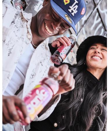 Ganic Wild Pflaum Vitamin Water - Taiga Root Extract Biotin & Aloe Vera - Low Calorie Vegan Gluten & Lactose Free (12 x 500ml) - International Shipping Available - Buy Online on GoSupps.com