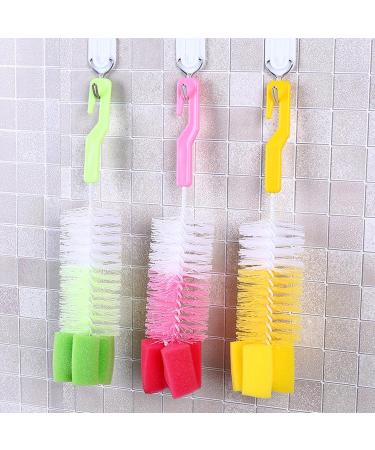 Portable Baby Bottle Cleaner - Fine Lint Sponge Brush Set for Effortless Cleaning | Ideal Gift for Parents - Buy Online on GoSupps.com