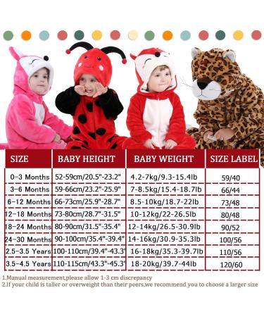 Doladola Unisex Baby Red Fox Hooded Romper | Toddler's Jumpsuit | Infant Pajama 3.5-4.5 Years - Buy Online on GoSupps.com