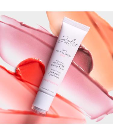 Julep 24/7 Lip Treatment Hydrating & Glossy Lip Balm and Lip Sleeping Mask with Shea Butter Moisturize Protect & Soothe Vegan & Cruelty-Free - Heart of Glass - Buy Online on GoSupps.com