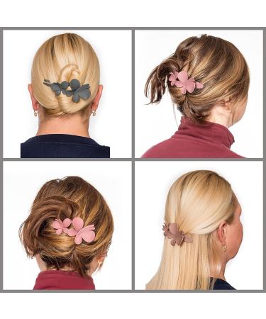 6 Pcs Medium Large Hair Claw Clips for Women - Strong Hold Butterfly Duckbill Clips - Buy Online on GoSupps.com