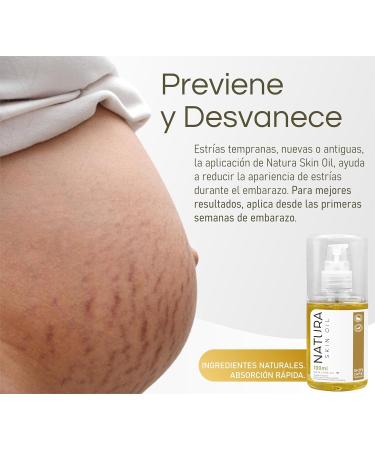 Rouge Co. Natura Skin Oil 3.38 fl OZ - Anti-Stretch Marks and Scars Body Oil Skin Care Firming Non-Greasy Deeply Hydrates and Nourishes - Tensor and Skin Repair Effect. Gold - Buy Online on GoSupps.com