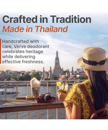 Thai Crystal Deodorant by Verve CULTURE Alum Stone Crystal Deodorant Roll On Crystal Mineral Deodorant Stick All Natural Deodorant for Women and Men Set of 2 - Buy Online on GoSupps.com