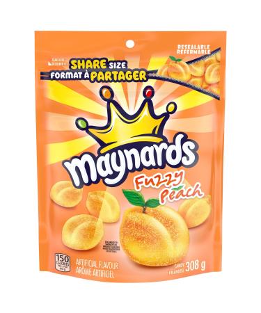 Maynards Fuzzy Peach Candy Gummy Candy Sharing Size 308 g Fuzzy Peach 308g