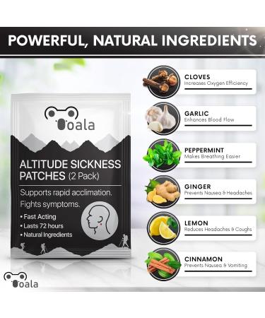 Ooala Altitude Sickness Prevention Patches - Pack of 50 | Supports Rapid Acclimation, Boosts Oxygen Intake, Fights Symptoms - Buy Online on GoSupps.com