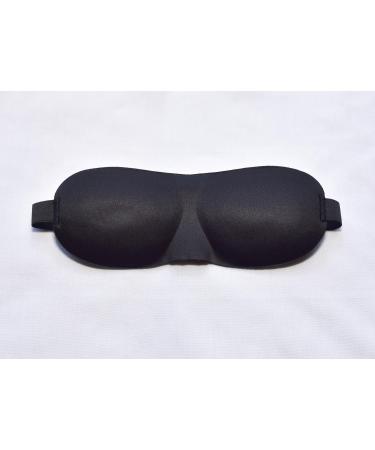 Sleep mask (Black) Sleeping mask Sleep Mask Eye Mask Sleeping with Comfort mask Blocks Light 3D Effect Puffy Eyes Mask Comfortable Sleeping Blackout mask