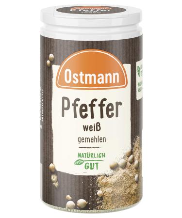 Ostmann white pepper ground pack of 4 (4 x 45 g) (packaging design may vary) 45 g (pack of 4)