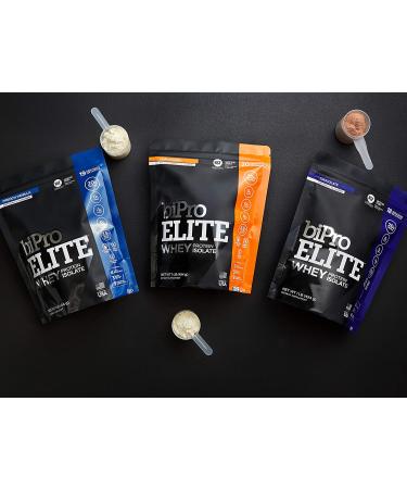 BiPro Elite French Vanilla Whey Protein Isolate 2lb - Sugar Free, Lactose & Gluten Free - Approved for High-Intensity Fitness - Pack of 1 - Buy Online on GoSupps.com