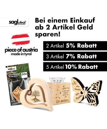 Sagl.Tirol Zirbenherz Mini - Premium Quality Packaging | Perfect Gift for You - Buy Online on GoSupps.com