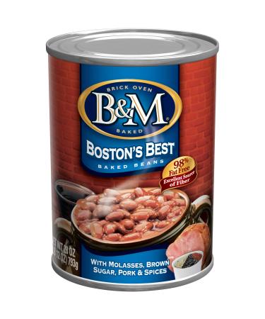 B&M Baked Beans, Boston's Best, 16 Ounce (Pack of 12)