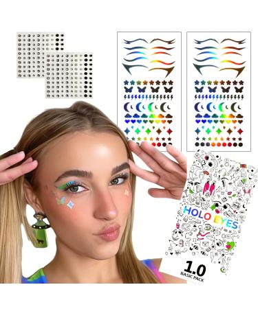 Classic Holographic Eye makup Stickers