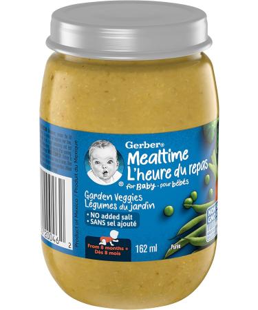 Gerber Mealtime Pur e Garden Veggies Jar 12x162ml - Buy Online on GoSupps.com