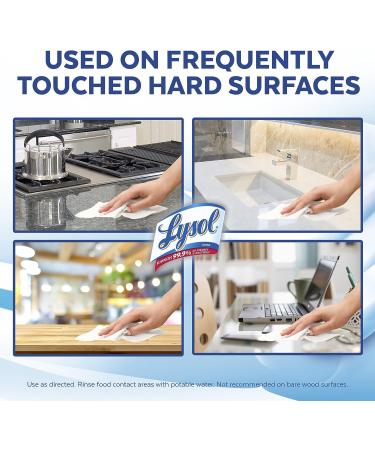 Lysol Disinfectant Wipes - Multi-Surface Cleaning, Crisp Linen Scent, 80 Count x 4 Packs - Buy Online on GoSupps.com