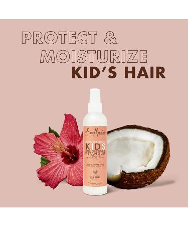 SheaMoisture Coconut & Hibiscus Kids Detangler 8oz (Pack of 2) - Moisturizing Anti-Frizz Spray for Thick, Wavy Hair - Buy Online on GoSupps.com