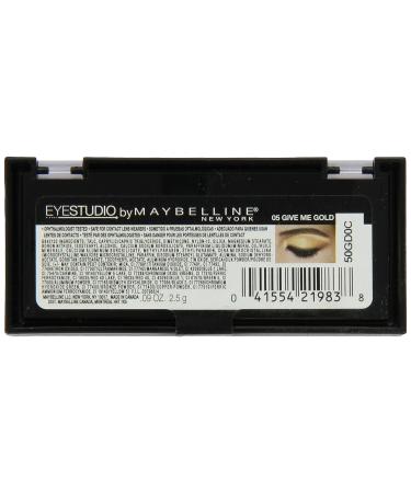Maybelline Eye Studio Color Plush Silk Eyeshadow - Give Me Gold 05 - 0.09 oz - Buy Online on GoSupps.com