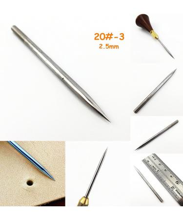 3pcs Leathercraft Switzerland Steel Sewing Stitching Needles & Awl Set - Buy Online on GoSupps.com