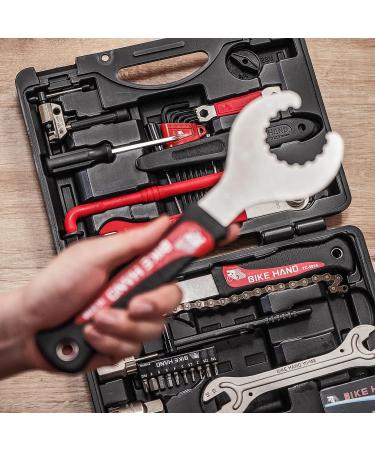 Bikehand 19 Piece Bike Repair Tool Kit Set with Torque Wrench - Complete Maintenance Tools for Mountain & Road Bikes - Buy Online on GoSupps.com