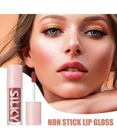 Lip Oil | Women's Moisturizing Lip Oil Mirror Water Non-Stick - Non-Stick Lip Oil for Dry Lips Moisturizing Lip Care Cosmetics for Girls Okuyan - Buy Online on GoSupps.com