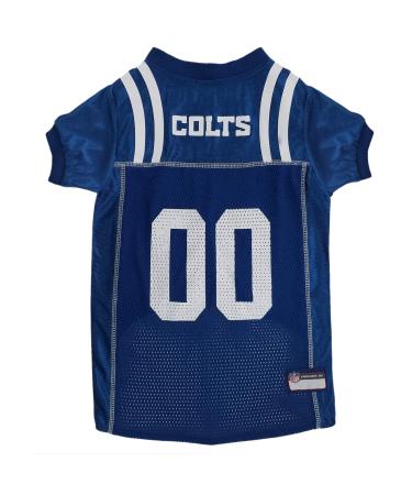 NFL Indianapolis Colts Dog Jersey, Size: X-Large. Best Football Jersey Costume for Dogs & Cats. Licensed Jersey Shirt.