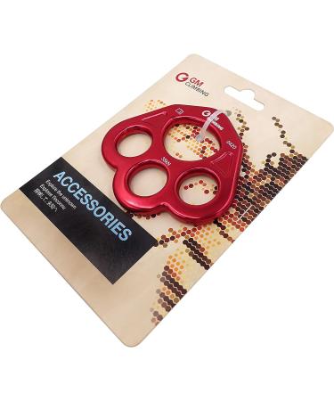 GM CLIMBING 35kN Rigging Plate Bear Paw Anchor Multipliers Rope Friendly Red (One Unit) - Buy Online on GoSupps.com