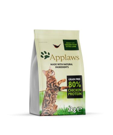 Applaws cat dry food adult chicken with lamb grain -free and completely 2 kg (1 pack) adults - chicken with lamb 2 kg (1 Pack)