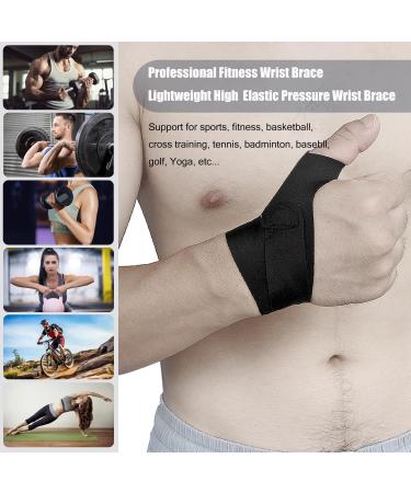  Ultra Thin Wrist Brace & Thumb Arthritis Compression Strap - Pain Relief for Tendonitis & Arthritis Support (Right Hand) - Ideal for Fitness Enthusiasts - International Shipping  - Buy Online on GoSupps.com