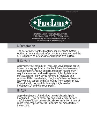 FrogLube Solvent 8 oz - Powerful Gun Cleaner and Degreaser - Buy Online on GoSupps.com