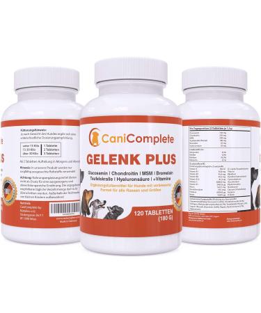 CANICOMPLETE JOND PLUS for Dogs - Joint Support with Devil's Claw MSM Glucosamine & More - 120 Pieces - Buy Online on GoSupps.com