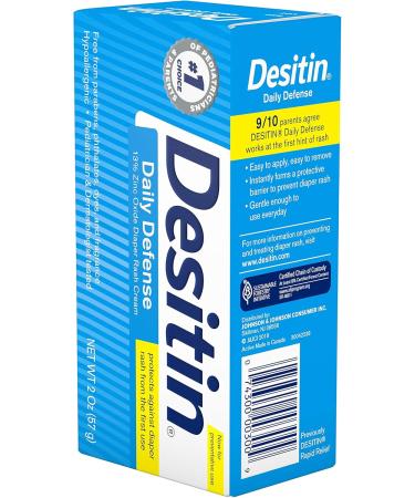 Desitin Creamy 2 oz Soothing Diaper Rash Relief | Fast International Shipping - Buy Online on GoSupps.com