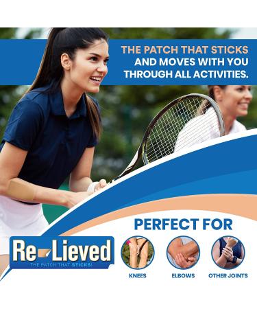 Re-Lieved 4% Lidocaine Patches - Maximum Strength, Water-Resistant, USA Made - 31 Count - Buy Online on GoSupps.com