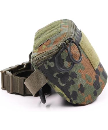 Zentauron Fussy Pocket Tactical Bag | 20x12x8 cm | High-Quality Cordura | Durable Molle Military Hip Belt Bag - Buy Online on GoSupps.com