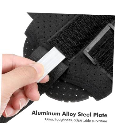 Plantar Sleep Sock & Night Splint for Drop Foot Support | Adjustable Orthotics for Foot Pain Relief - 40x26cm Black - Buy Online on GoSupps.com