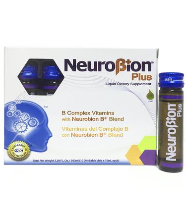 Neurobion Plus Liquid Dietary Supplement B Complex 10 Vials