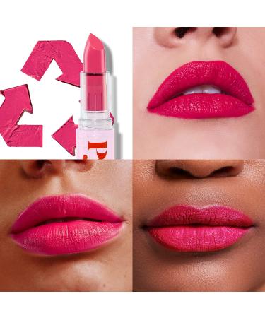 PYT BEAUTY Bright Berry Pink Hydrating Lipstick - Vegan & Hypoallergenic Makeup - Buy Online on GoSupps.com