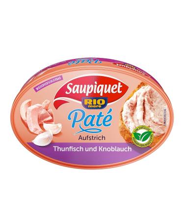 Saupiquet Rio Mare Tuna & Garlic Spread - Creamy 115g Can | Delicious Bread Spread for International Shipping - Buy Online on GoSupps.com