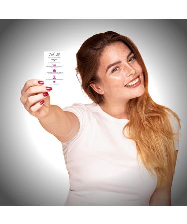 Lash Lift Aftercare Instruction Cards - 50 Pack | Starter Eyelash Lift Kit DIY Supplies | White with Pink Icons | 2x3.5 inches Business Card Size - Buy Online on GoSupps.com