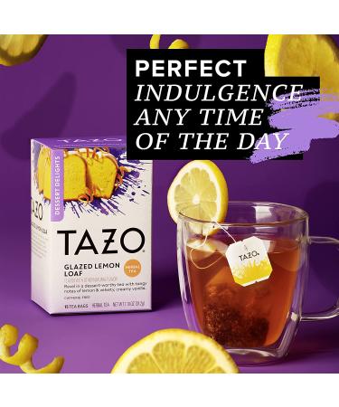 Tazo Herbal Tea Bags Variety Pack - Glazed Lemon Loaf Flavor - 90 Count - Buy Online on GoSupps.com