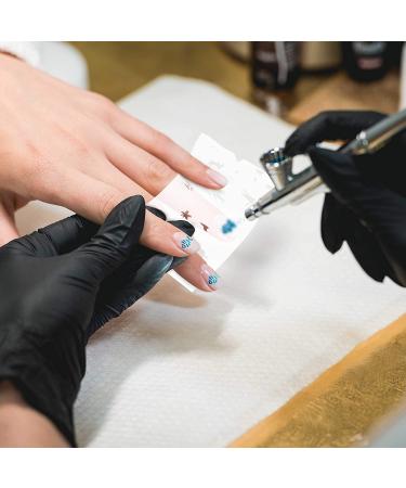 Custom Body Art Airbrush Nail Stencils - Design Series #12 - Set of 20 Individual Nail Templates with 360 Unique Designs - Buy Online on GoSupps.com