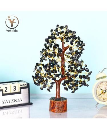 Black Tourmaline Healing Crystal Money Tree - Chakra Balancing Home Decor & Spiritual Gift | Reiki Energy Balancing Tree #4 - Buy Online on GoSupps.com