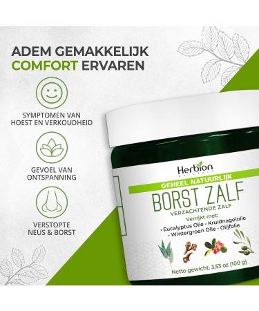 Herbion Pakistan LTD Herbion Naturals Chest Rub natural soothing ointment chest congestion reduces muscle pain adults children from 2 years 2 pieces - Buy Online on GoSupps.com