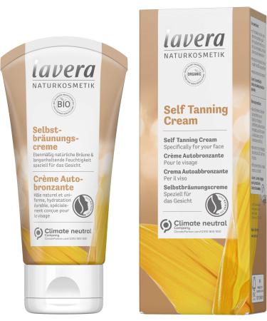 lavera self-tanning cream sun care natural cosmetics vegan certified 50 ml - Buy Online on GoSupps.com