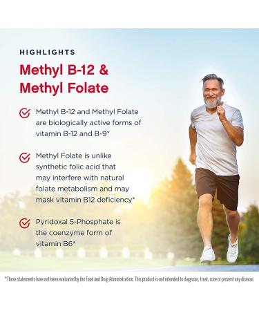 Jarrow Formulas Methyl B-12 & Folate Lozenges - Cherry Flavor, 5000 mcg800 mcg, 60 Count - Buy Online on GoSupps.com