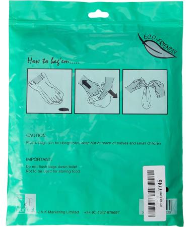 Bag Em Bio Poo Bags 50 count (Pack of 1) - Buy Online on GoSupps.com