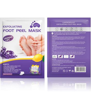 Foot Peel Mask 2 Pack Foot Mask Callus Remover - Repair Heels & Removes Dry Dead Skin for Baby Soft Feet - Exfoliating Foot Peeling Mask for Hard Skin - Peeling - Buy Online on GoSupps.com