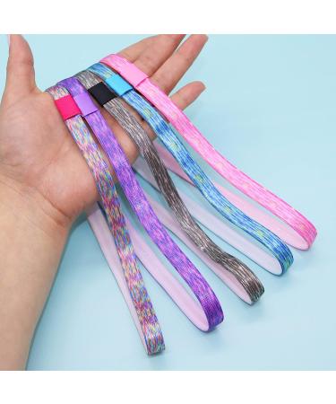Space Tie Dye Headbands for Girls - Set of 5 | FROG SAC Sports Headbands - Buy Online on GoSupps.com