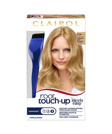 Clairol Root Touch-Up by Nice'n Easy Permanent Hair Dye  8.5A Medium Champagne Blonde Hair Color  Pack of 1 8.5A Medium Champagne Blonde 1.1 Fl Oz (Pack of 1)